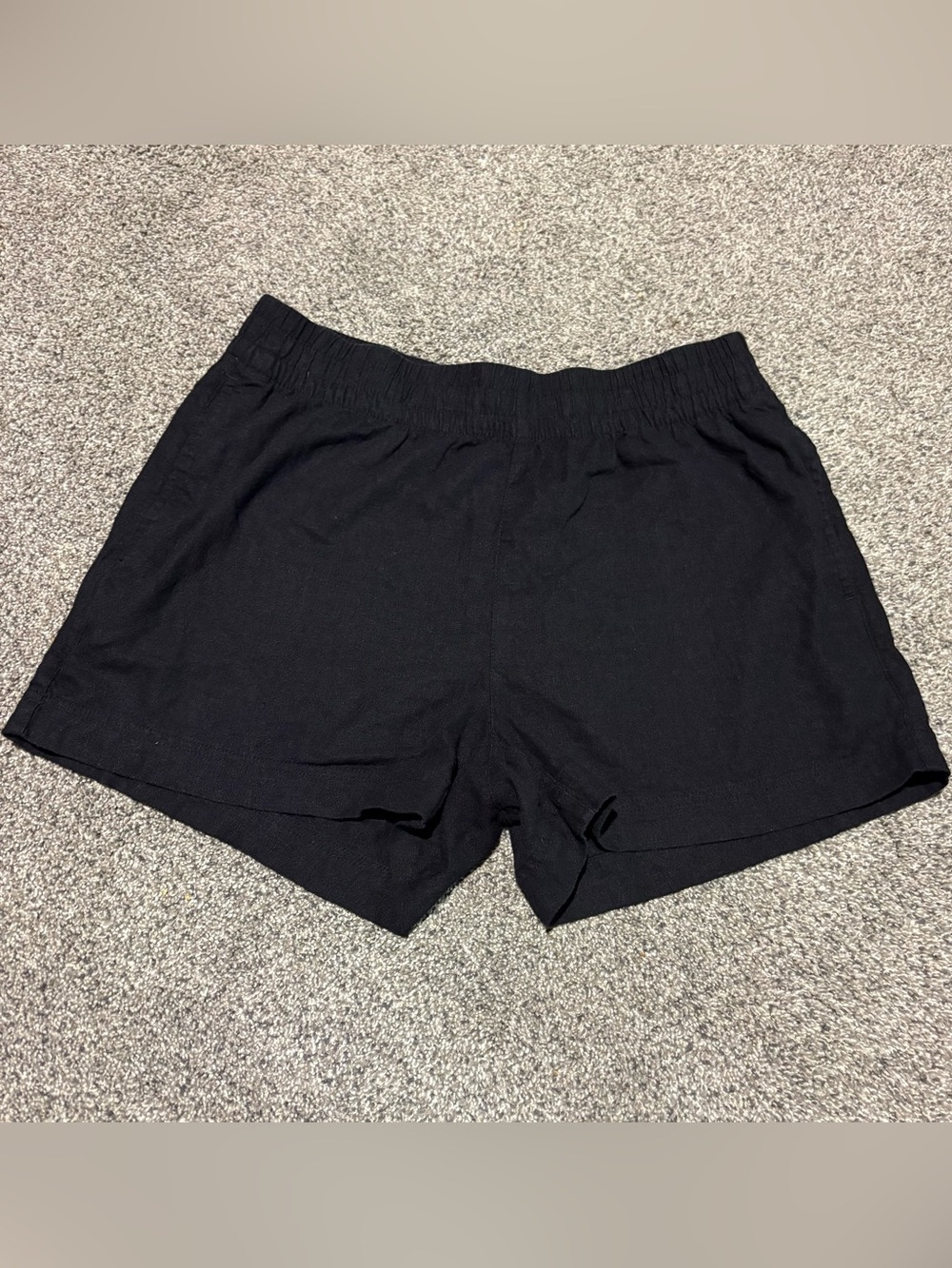 Old Navy Black Elastic-Waist Athletic Shorts